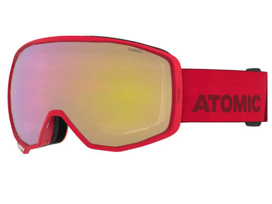 Gogle Atomic Count Stereo Red 2023