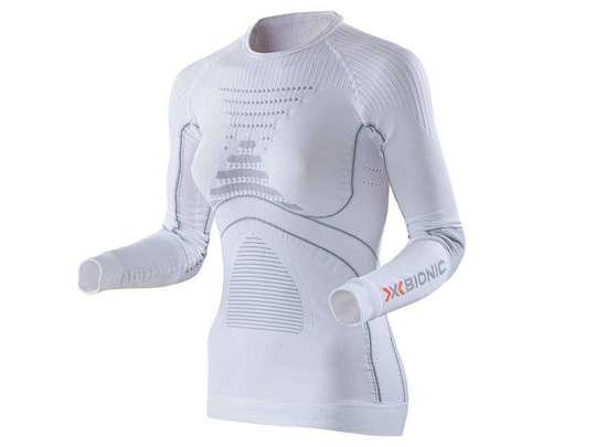 Koszulka termoaktywna X-Bionic Energy Accumulator EVO Woman White Pearl Grey W106 2019